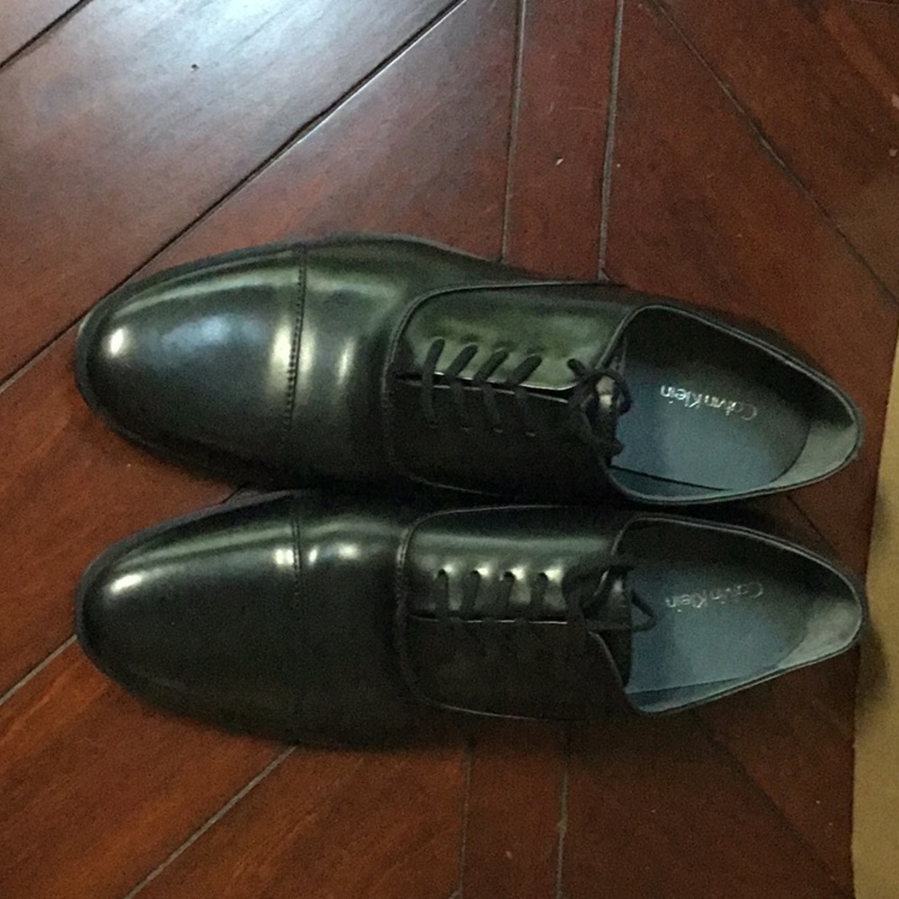 Calvin Klein Men’s Dress Shoe, Black, Sz 13